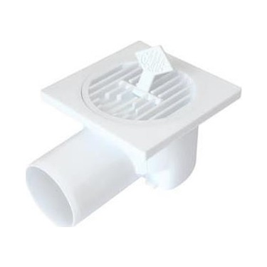 10*10*50 YAN ÇIKIŞLI PVC YER SÜZGECİ